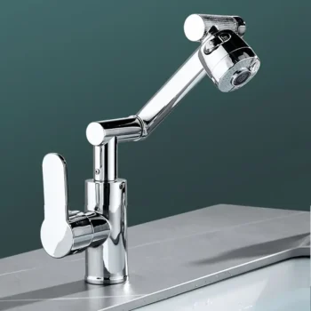 Adjustable Modern Robotic Arm Sink ABS Faucet